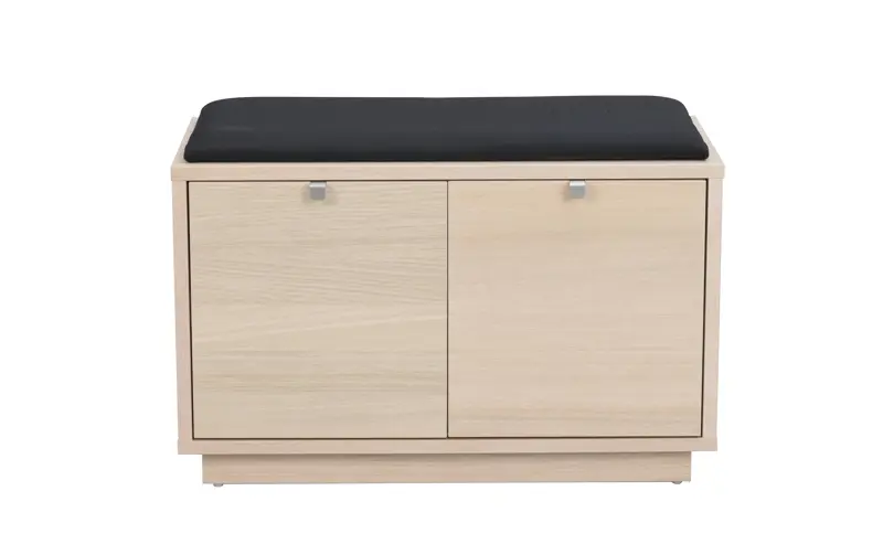 Confetti Bänk Vitpigmenterad - Svart