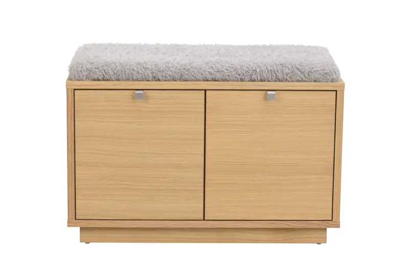 Confetti Bänk Ek - Ljusgrå