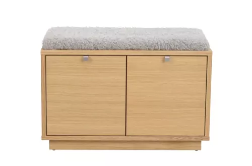 Confetti Bänk Ek - Ljusgrå