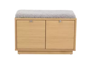 Confetti Bänk Ek - Ljusgrå