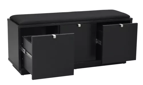 Confetti Bänk Svart - Svart