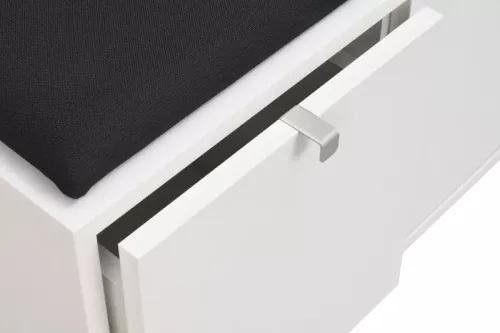 Confetti Bänk Vit- Svart