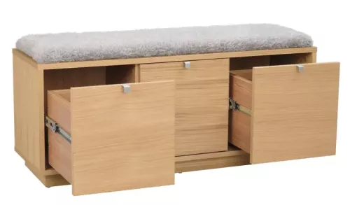 Confetti Bänk Ek - Ljusgrå