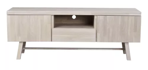 Brooklyn TV-bänk Vitpigmenterad