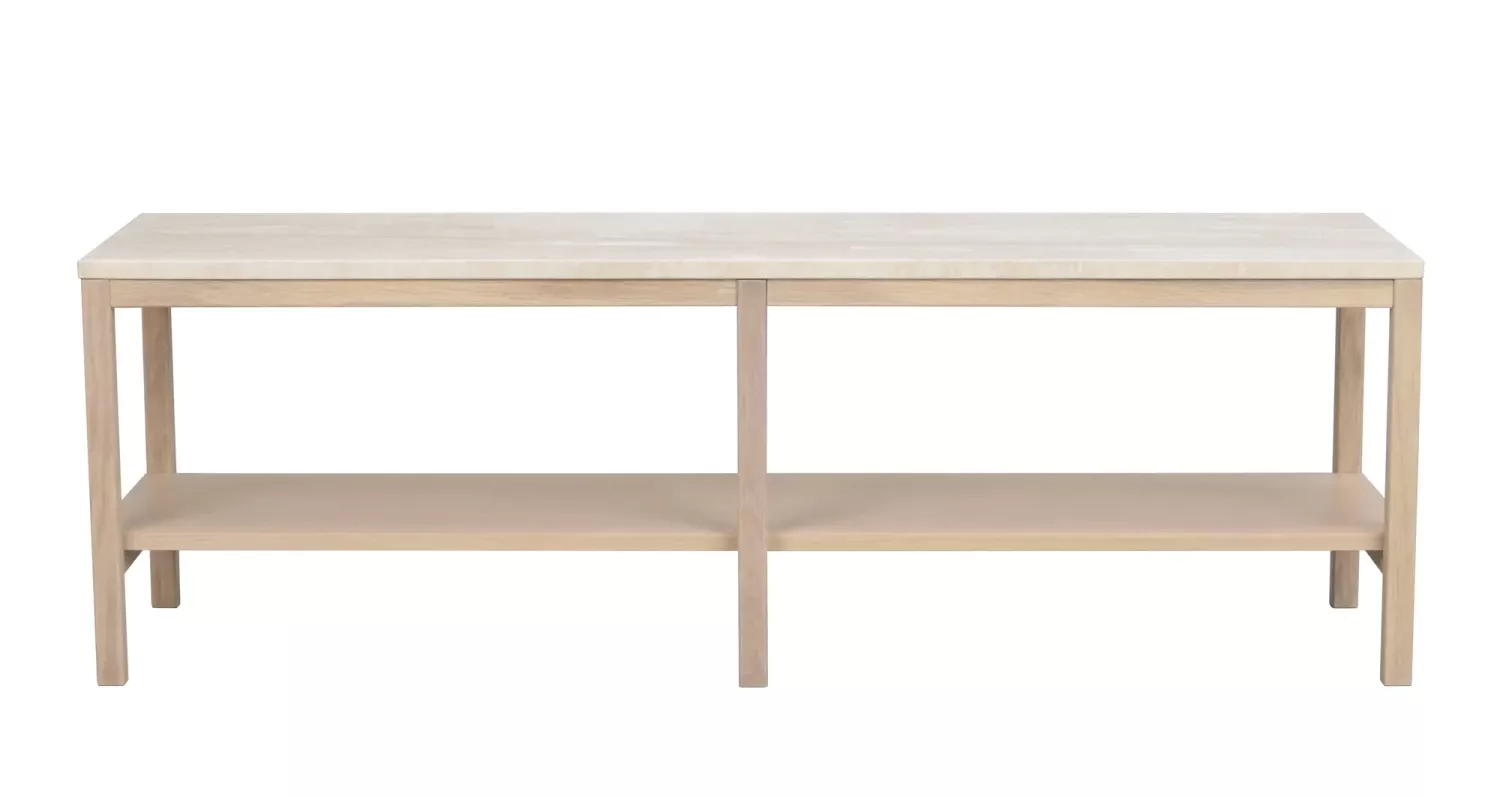 Orwel Avlastningsbord Beige/vitpigmenterad