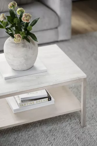 Orwel Soffbord Beige/vitpigmenterad