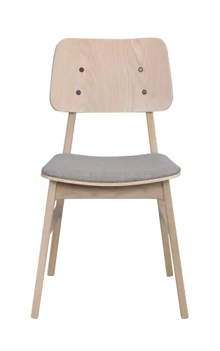 Nagano Stol Vitpigmenterad/Ljusgrå