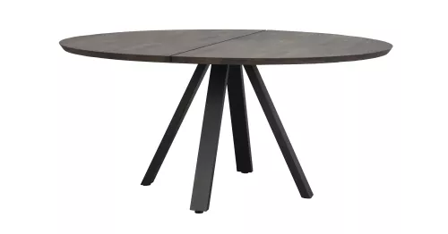 Carradale Matbord V-ben Brun/svart