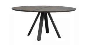 Carradale Matbord V-ben Brun/svart