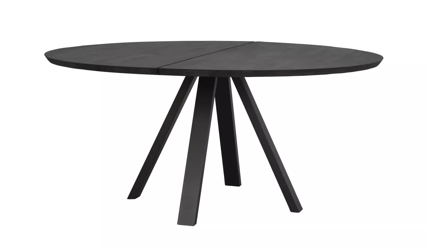 Carradale Matbord V-ben Svart