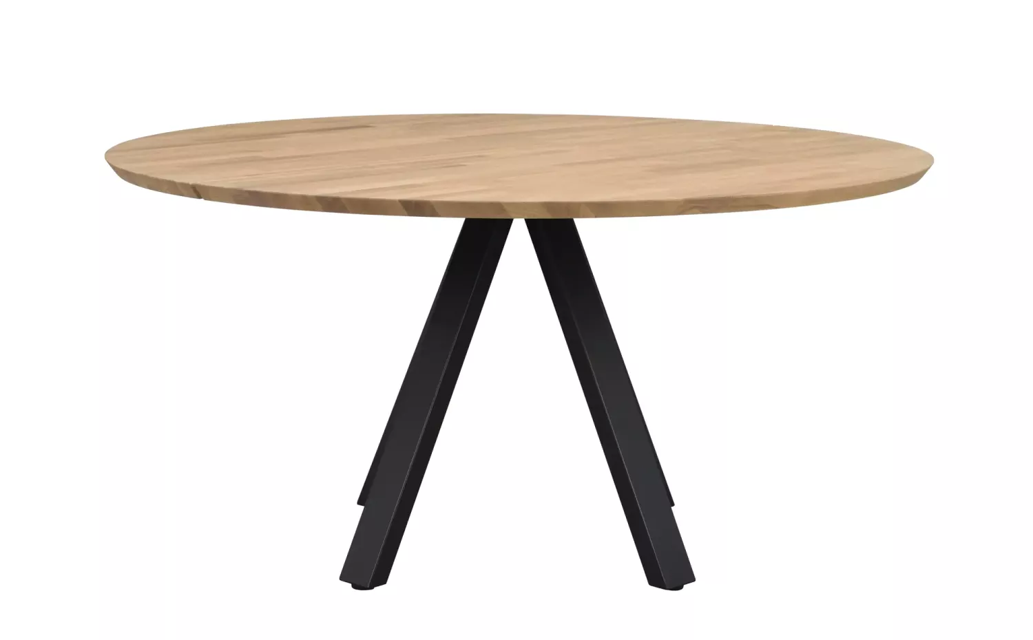 Carradale Matbord V-ben Ek/svart