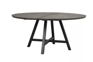 Carradale Matbord A-ben Brun/svart