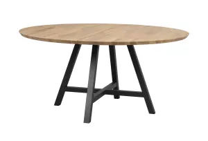 Carradale Matbord A-ben Ek/svart