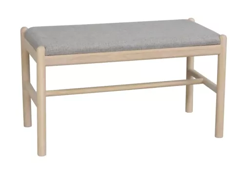 Milford Bänk Vitpigmenterad