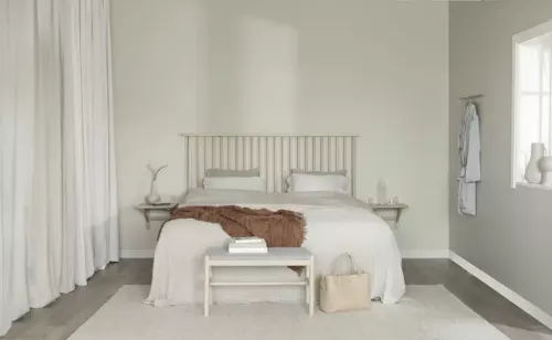 Milford Bänk Vitpigmenterad