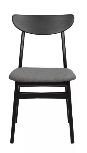 Rodham Stol Svart/Mörkgrå