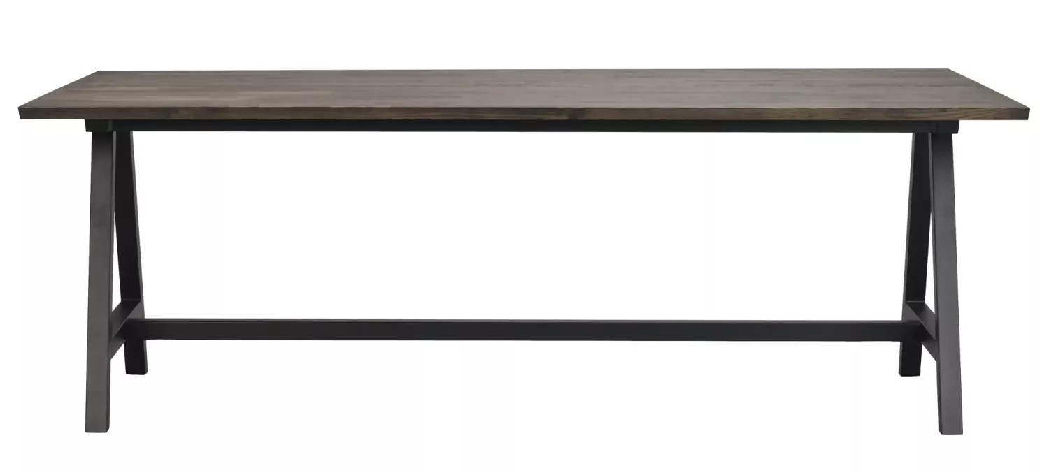 Carradale Matbord A-ben Brun/svart