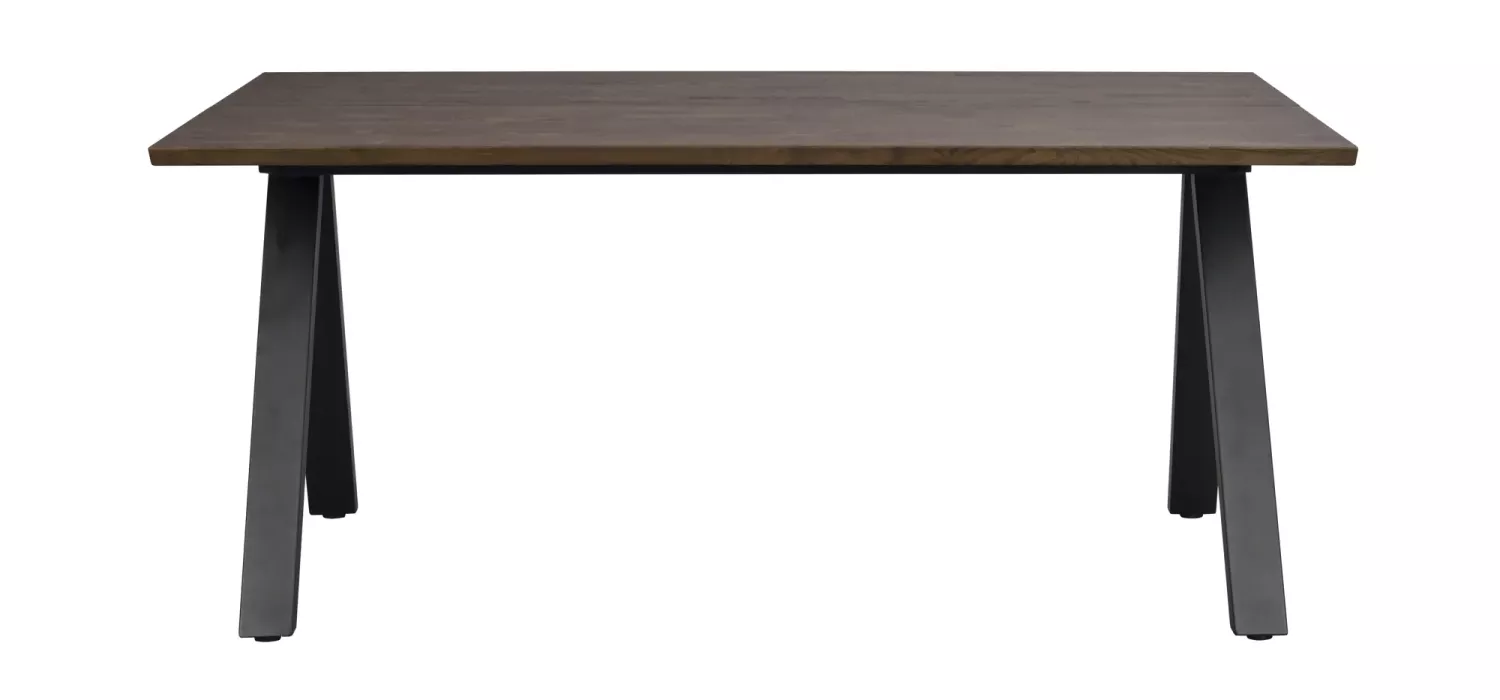 Carradale Matbord V-ben Brun/svart