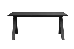 Carradale Matbord V-ben Svart