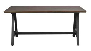 Carradale Matbord A-Ben Brun/svart