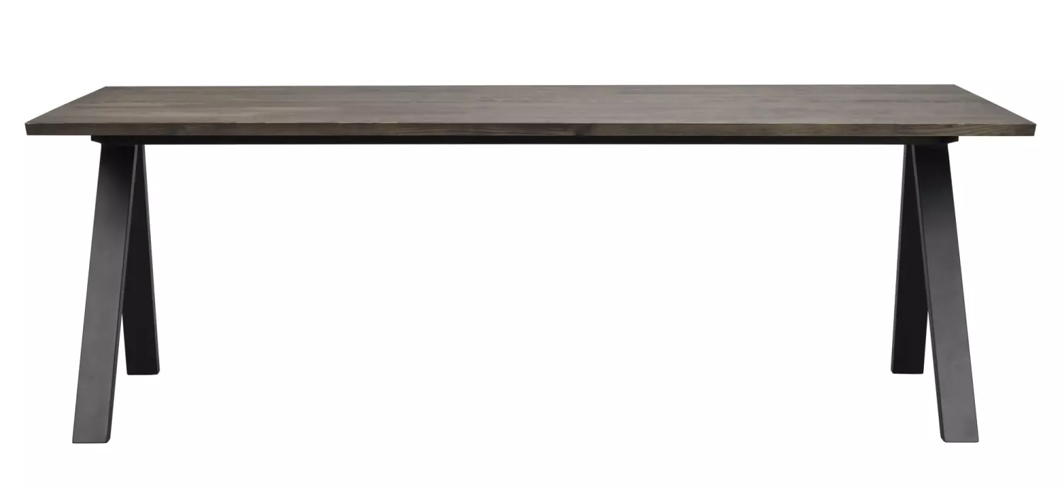 Carradale Matbord V-ben Brun/svart