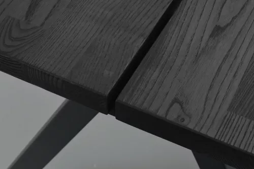 Carradale Matbord V-ben Svart