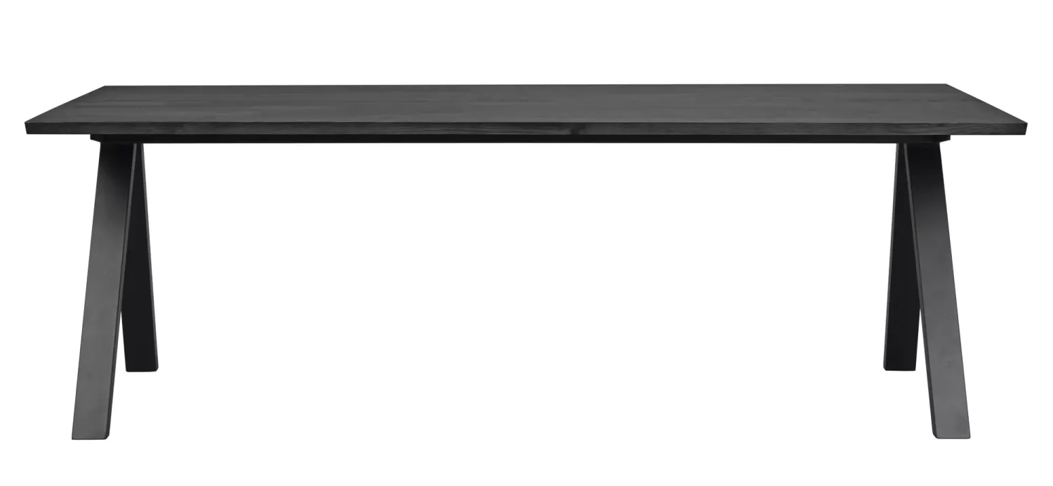 Carradale Matbord V-ben Svart