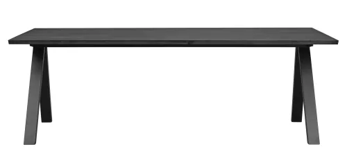 Carradale Matbord V-ben Svart