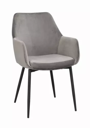 Reily Karmstol Grå/Svart