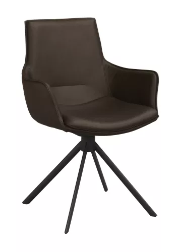 Lowell Karmstol Brun/Svart