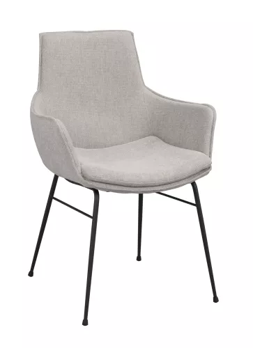 Lowell Karmstol Grå/Svart