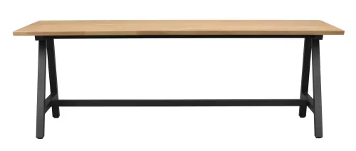 Carradale Matbord A-ben Ek/svart