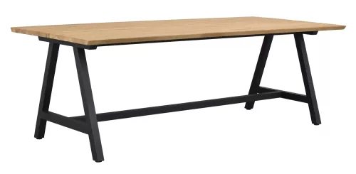 Carradale Matbord A-ben Ek/svart