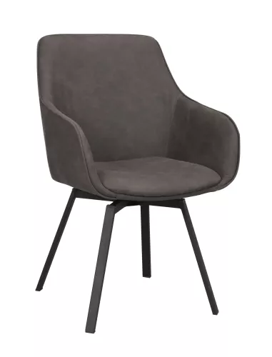 Alison Karmstol Mörkgrå/Svart