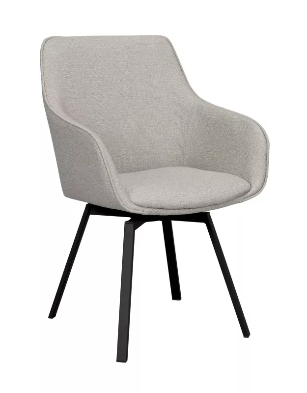 Alison Karmstol Beige/Svart