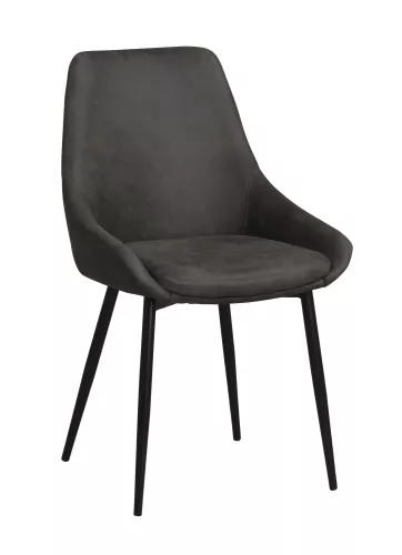 Sierra Stol Mörkgrå/Svart