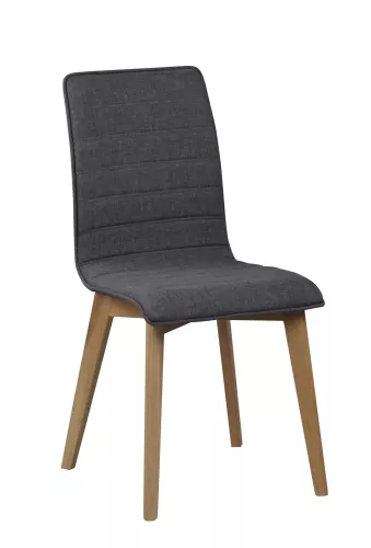 Gracy Stol Mörkgrå/Ek