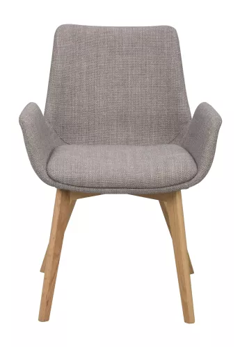 Drimsdale Karmstol Grå/Ek