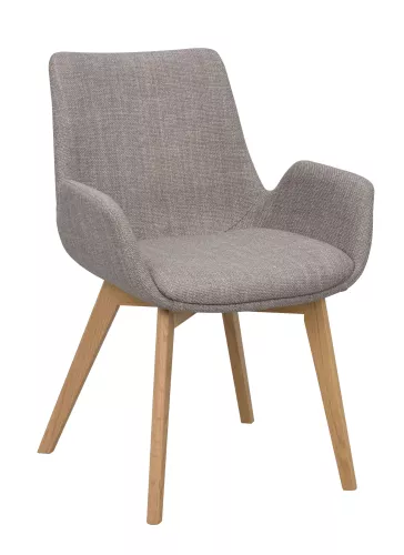 Drimsdale Karmstol Grå/Ek