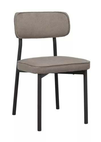 Paisley Stol Gråbrun/Svart