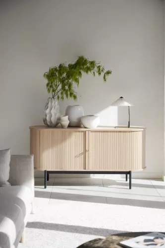 Haddington Sideboard Vitpigmenterad/svart