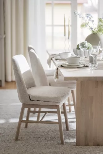 Amesbury Stol Ljusbeige Vitpigmenterad