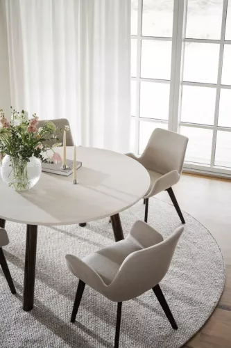 Taransay Matbord Beige Brun