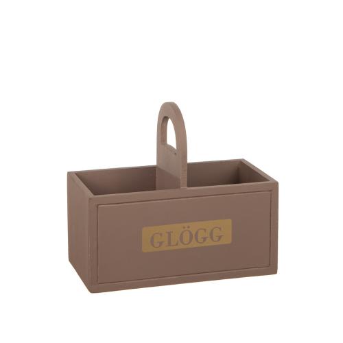 Glögglåda 2-fack Nougat