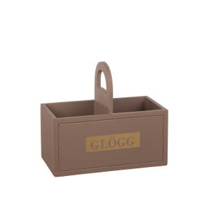 Glögglåda 2-fack Nougat