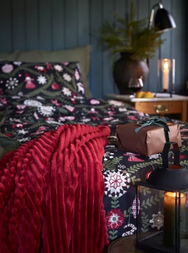 Baloo Pläd Mörkröd