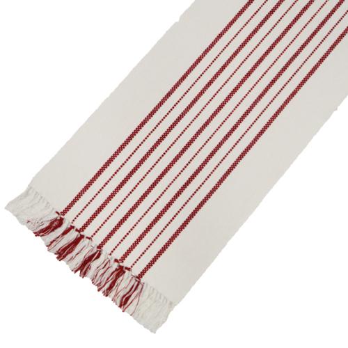 Furill Löpare Écru/Röd