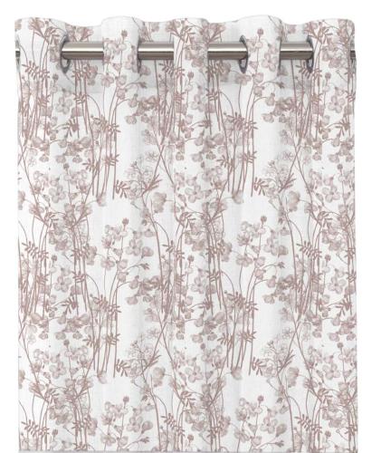 Blommigt Öljettlängder Rosa