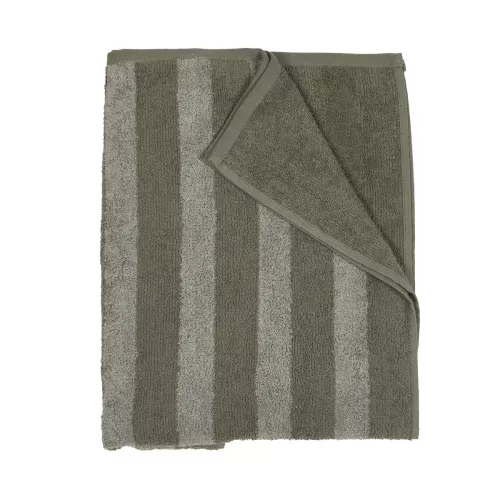 Stripe Handduk Grön