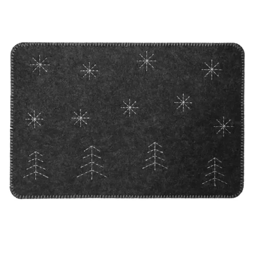 Vinternatt Bordstablett Mörkgrå